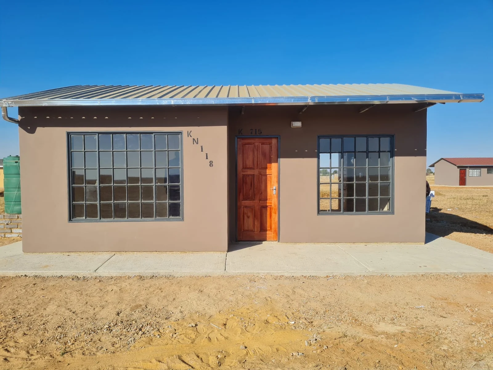 Completed housing unit