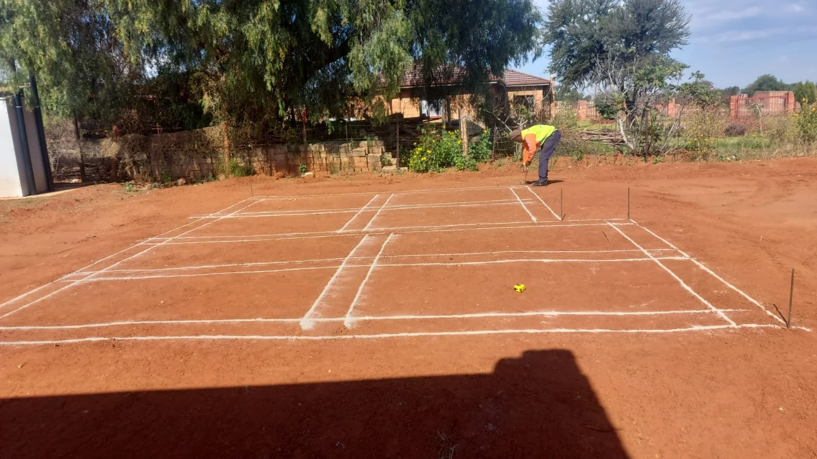 Setting out a housing unit