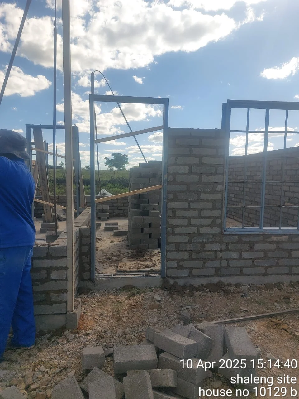 Masonry and window frame installation