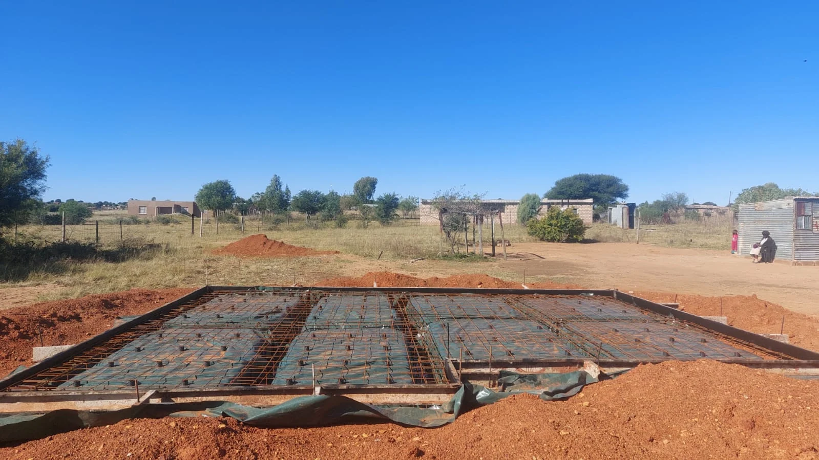 Reinforced slab preparation